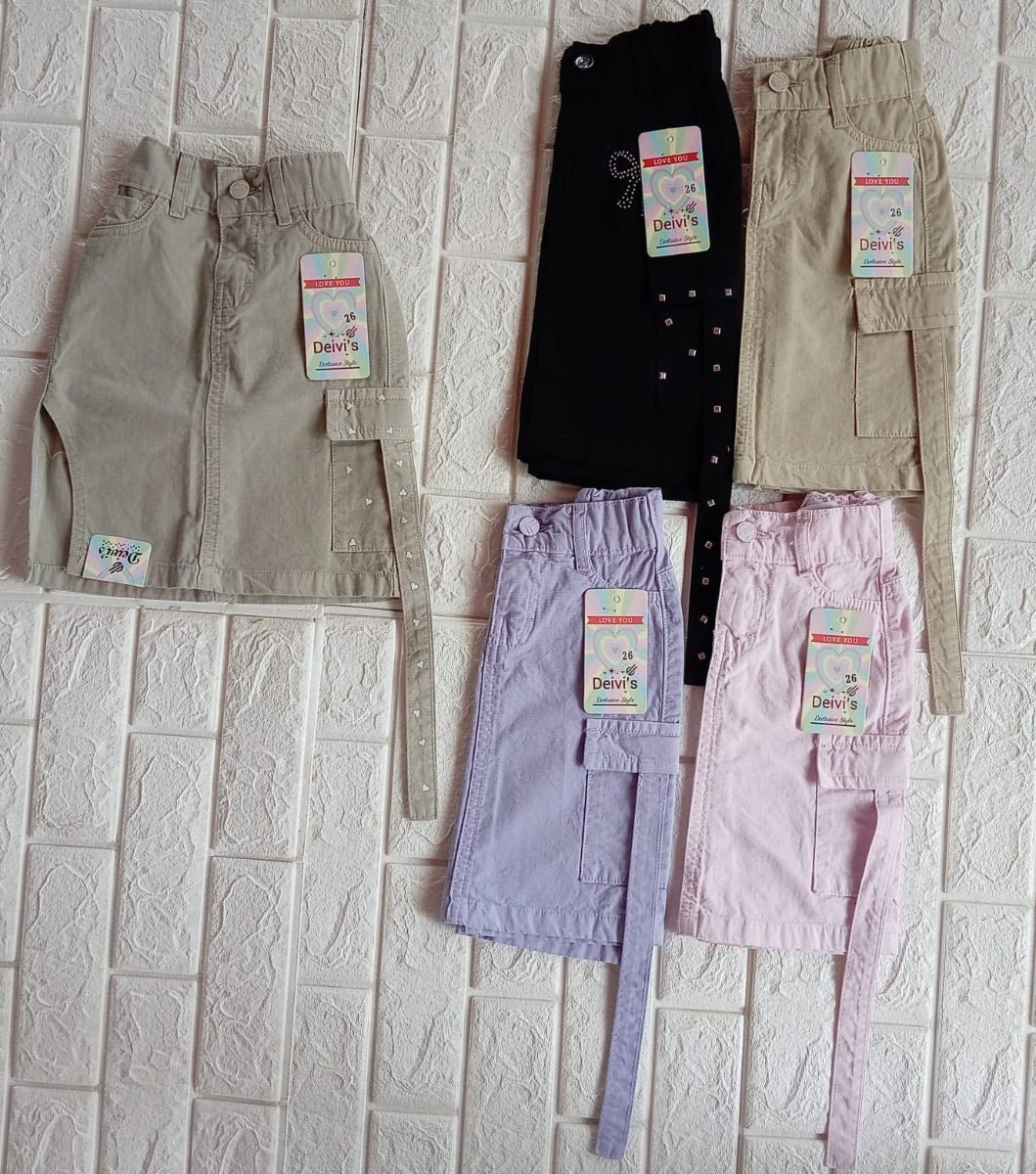 Falda Short Cargo
